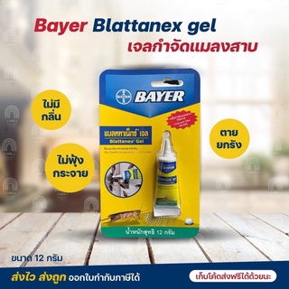 ภาพหน้าปกสินค้า📍เก็บโค้ดส่งฟรี📍BAYER เจลกำจัดแมลงสาบ เจลฆ่าแมลงสาบ ดักแมลงสาบ Bayer Blattanex Gelไบเออร์ แบลททาเน็กซ์ เจล 12 กรัม ที่เกี่ยวข้อง