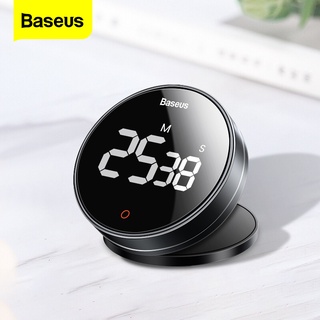 Baseus Magnetic Kitchen Timer Digital Timer Countdown Stopwatch Manual Rotation Counter Sport Study Alarm Clock Cooking Timer