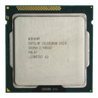หน่วยประมวลผล CPU LGA 1155 intel Celeron G530 2.4GHz G550 2.5GHz 2MB Cache Dual Core intel LGA1155 PC
