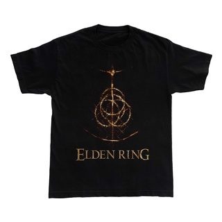 เสื้อยืด พิมพ์ลายโลโก้เกม Elden Ring Dark Souls สไตล์วินเทจ โอเวอร์ไซซ์S-5XL