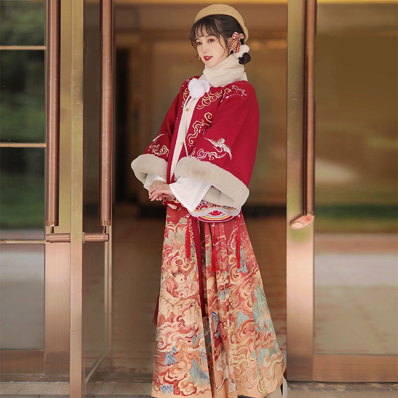 ชุดจีนโบราณ-แฟชั่นคริสต์มาส-นางฟ้าที่สดใสที่สุด-สง่างามและสง่างาม-คริสมาสต์-เดรส-ชุดจีนโบราณผู้หญิง