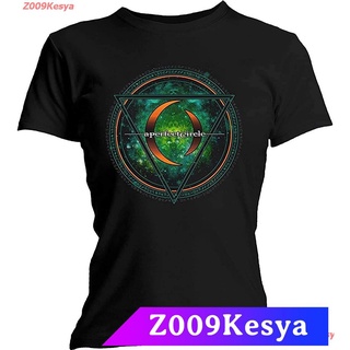 Z009Kesya เสื้อยืดสีพื้นผู้หญิง Rock Off A Perfect Circle Sigil Womens Fitted T-Shirt discount  Perfect Circle วงกลมที