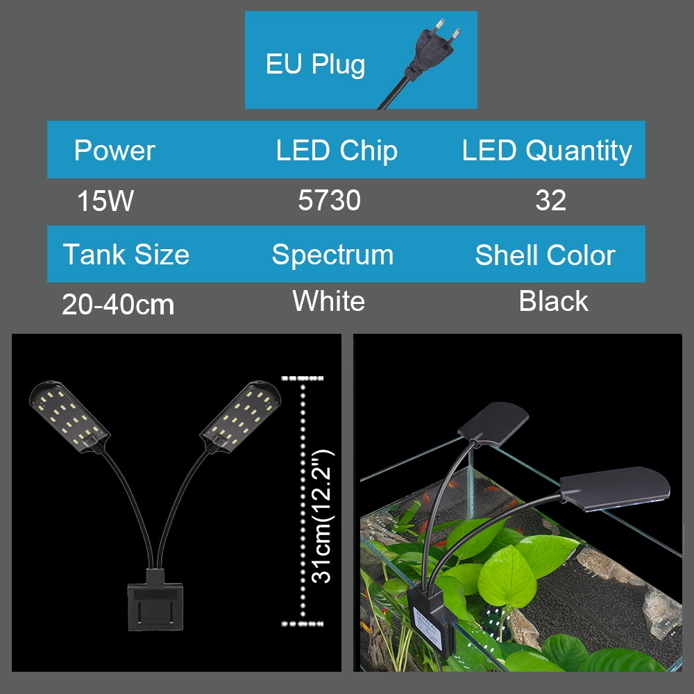 โคมไฟตู้ปลา-led-lamp-super-slim-x7-10w-12000k-โคมไฟ-ไฟตู้ปลา-สำหรับเลี้ยงพืช-ปลา-ไฟเลี้ยงปลา-ไฟปลา-ปลาทะเล-พรรณไม้น้ำ