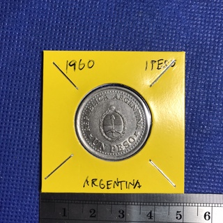 Special Lot No.60187 ปี1960 อาร์เจนติน่า 1 PESO เหรียญสะสม เหรียญต่างประเทศ เหรียญเก่า หายาก ราคาถูก