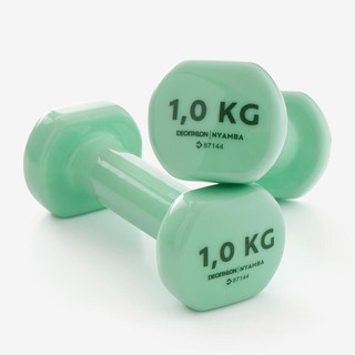 พร้อมส่ง! ดัมเบล NYAMBA ดัมเบล 1 kg pvc ดัมเบลเหล็ก dumbbell เวทเทรนนิ่ง ฟิตเนส