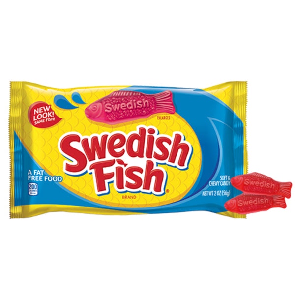 Swedish Fish Soft & Chewy Candy ขนม usa | Shopee Thailand