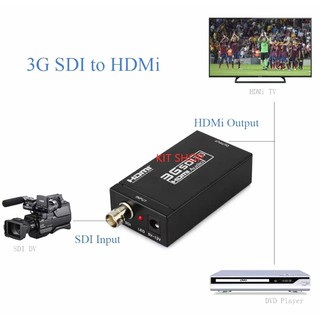 ตัวแปลงสัญญาณ 3G/SDI to เอชดีเอ็มไอ HD converter full hd (เอชดีเอ็มไอ) output 3d 1080p with audio