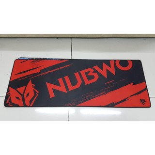 NUBWO แผ่นรองเม้าส์สำหรับเล่นเกมส์ รุ่น Speed Edition แบบยาว  ขนาด 80 x 30 ซม สรแดง