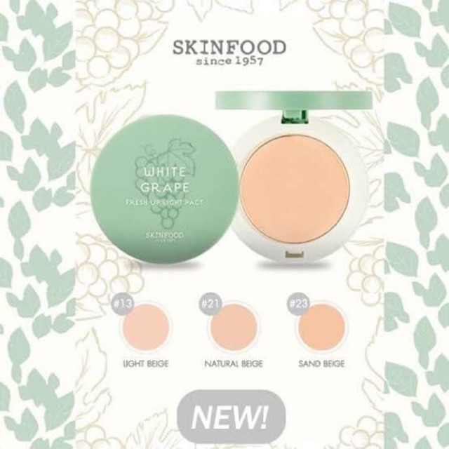 new-2019-ของแท้-แป้งองุ่นสุดฮิต-skinfood-white-grape-fresh-up-light-pact-12g