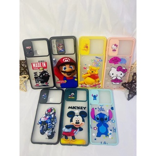 เคส สำหรับ samsung A03s 7 ลาย เคสมือถือ เคสปิดกล้อง ลายการ์ตูน เลื่อนเปิด-ปิดได้ A03s A10 A10S