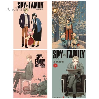 โปสเตอร์กระดาษ HD พิมพ์ลายอนิเมะ Spy×Family สําหรับตกแต่งบ้าน ห้อง