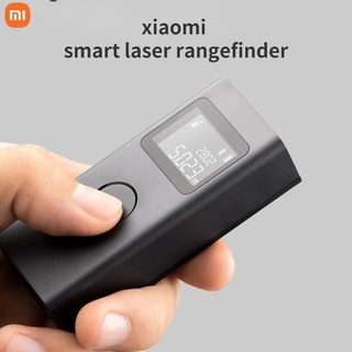 Xiaomi Mijia Smart Laser Rangefinder Black Mijia การวาดภาพแบบเรียลไทม์ ความแม่นยําสูง ปุ่มเดียว ขนาดใหญ่ Rangefinder