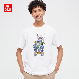 ใหม่ Uniqlo UT เสื้อยืดแขนสั้น พิมพ์ลายแอนิเมชั่น Pixar สําหรับผู้ชาย และผู้หญิง