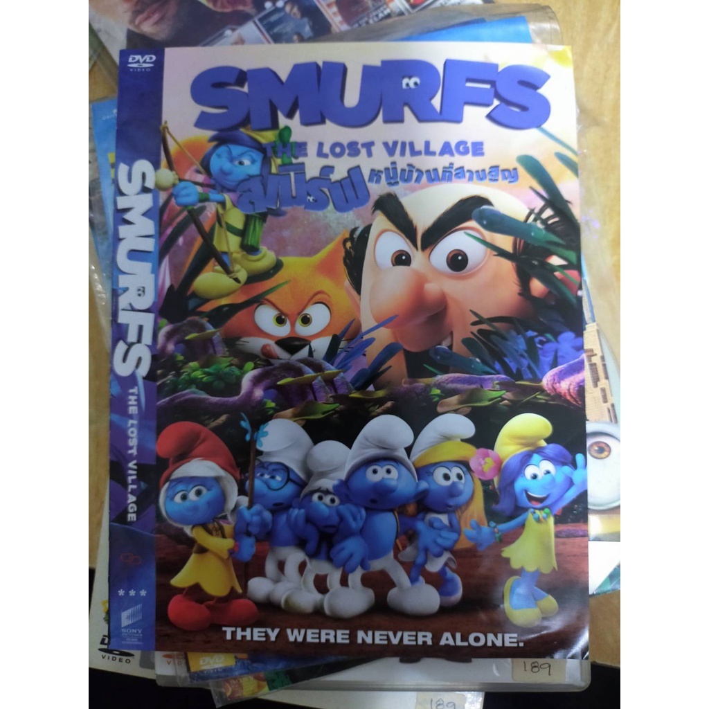 dvd-มือสอง-ภาพยนต์-หนัง-การ์ตูน-smurfs-the-lost-village-สเมิร์ฟ-หมู่บ้านที่สาบสูญ