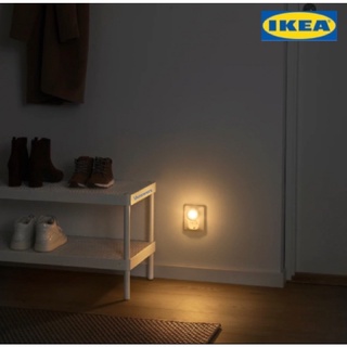 ไฟกลางคืน LED พร้อมเซนเซอร์ (IKEA) MÖRKRÄDD เมอร์เคร็ดด์ ,ขาว