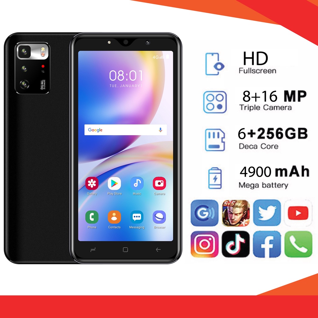 ภาพหน้าปกสินค้าโทรศัพท์มือถือ POCO X3 Smartphone 5G 8GB+256GB 5000mAh สมาร์ทโฟน Android ราคาถูก ส่งเร็ว ดาวน์โหลดแอปธนาคารได้