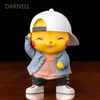 Darnell โมเดลฟิกเกอร์ Pikachu Pikachu Pvc ขนาด 8 ซม. สําหรับตกแต่งรถยนต์