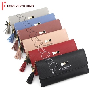 TForever Young-กระเป๋าสตางค์ กระเป๋าใส่เงิน หนังพียูพรีเมียม มีช่องใส่บัตรหลายช่อง JJ-8055