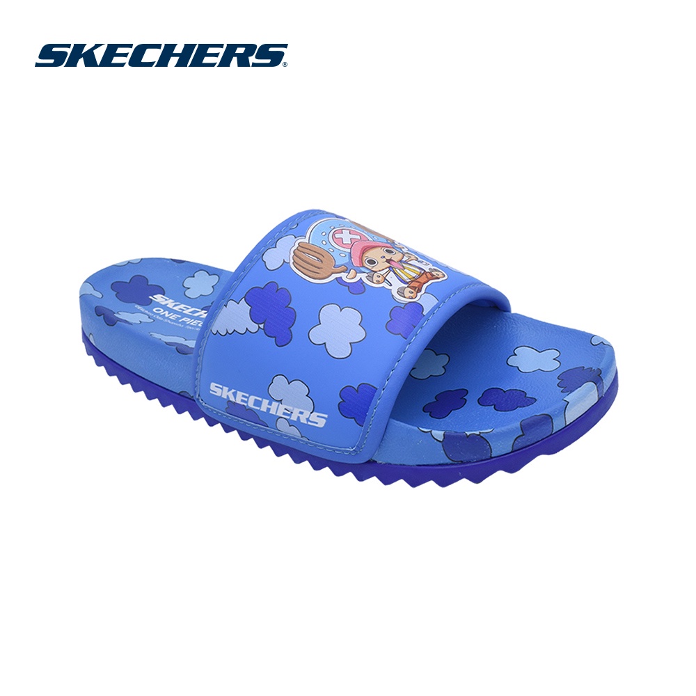 ภาพหน้าปกสินค้าSkechers สเก็ตเชอร์ส รองเท้าแตะ ผู้หญิง One Piece Pop Ups 2 Hi Bobs Sandal Shoes-896057-NVY
