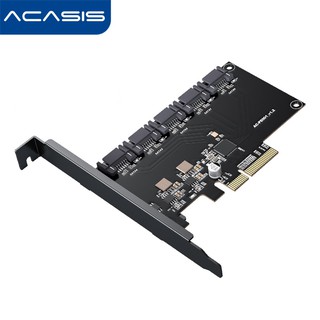 ภาพหน้าปกสินค้าACASIS การ์ดต่อขยาย PCIe SATA เป็น 5 พอร์ต 6 Gbps SATA 3.0 PCIe RAID อ่อน ใช้เป็นดิสก์บูตระบบได้ รองรับฮาร์ดดิสก์ SSD/HDD ชิป JMB585 ซึ่งคุณอาจชอบราคาและรีวิวของสินค้านี้