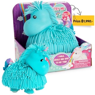 Jiggly Pets Walking Unicorn - blue