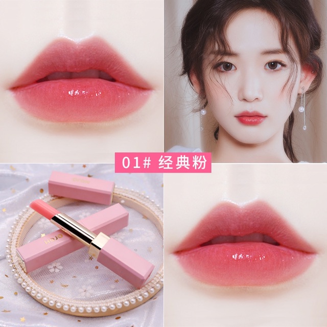 ภาพหน้าปกสินค้า8042(ใหม่/ของแท้) novo hojo color cherry lip balm ลิปบาล์ม ลิปสติก สไตล์เกาหลี จากร้าน novo_shop บน Shopee