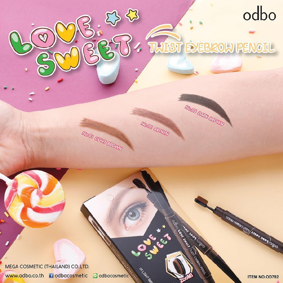 od782-odbo-love-sweet-twist-eyebrow-pencil-ดินสอเขียนคิ้ว-แปรงเกลี่ย-โอดีบีโอ