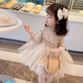 ชุดเด็กผู้หญิง เด็กใหม่ชุดเจ้าหญิงเกาหลีเสื้อผ้าเด็ก