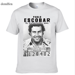 [S-5XL] เสื้อยืดแขนสั้น พิมพ์ลาย Pablo Escobar Colombian Drug Lord Cartel Money แฟชั่นฤดูร้อน สําหรับผู้ชาย