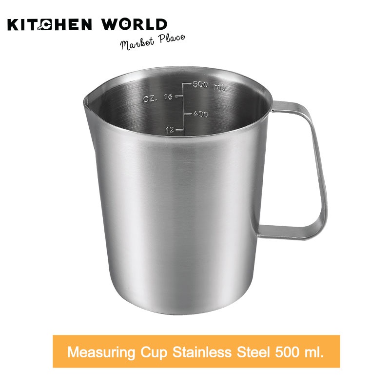KitchenWorld Measuring Cup Stainless Steel / ถ้วยตวง | Shopee Thailand