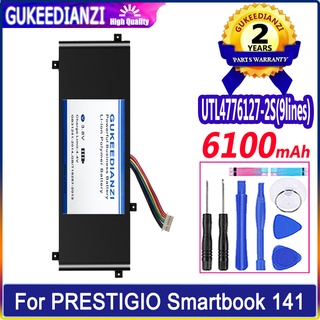 GUKEEDIANZI Replacement Battery UTL4776127-2S (9lines) 6100mAh For PRESTIGIO Smartbook 141 C2 Laptop 9 Lines Batteries