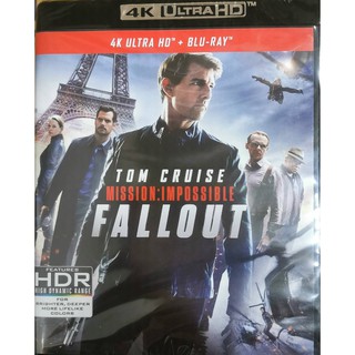 Mission: Impossible - Fallout/มิชชั่น: อิมพอสซิเบิ้ล ฟอลล์เอาท์ (4K+Blu-ray) (4K,BD มีซับไทย มีเสียงไทย)