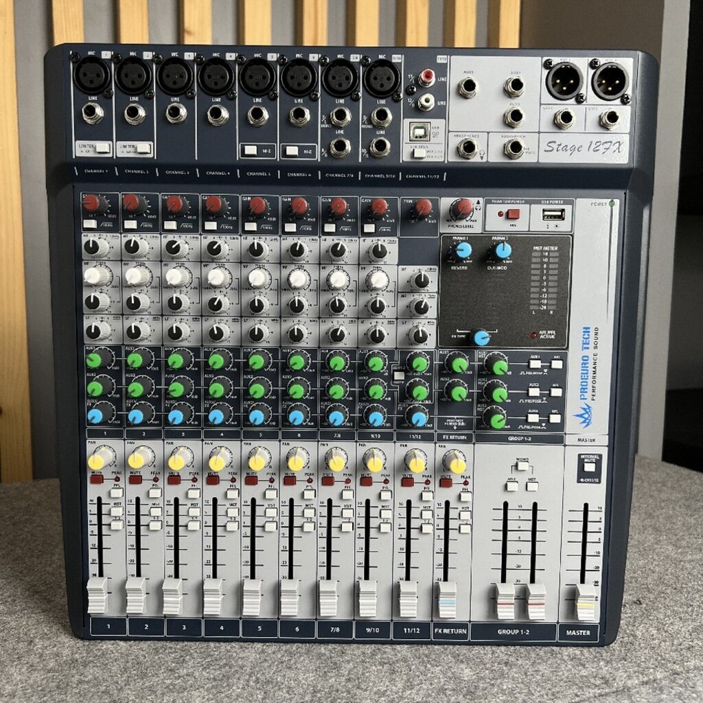 ลดล้างสต็อค ฟรีค่าส่ง PROEUROTECH STAGE-12FX MIXER USB INTERFACE ...