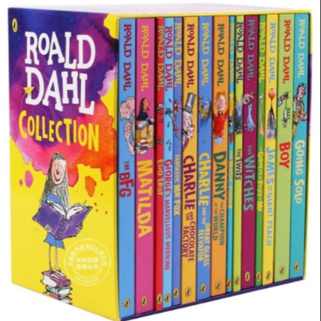 Roald Dahl Collection 15 book Box set | Shopee Thailand