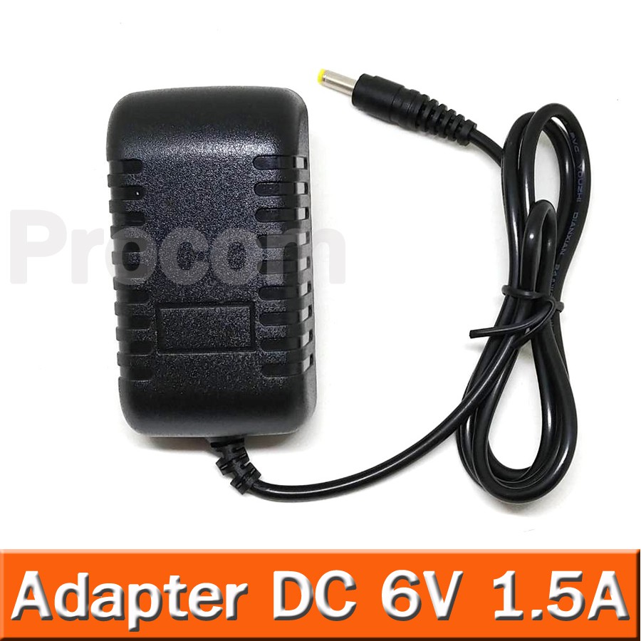 อะแดปเตอร์ Adapter High quality 6V 1.5A ( 1500mA ) US Plug AC Adapter ...