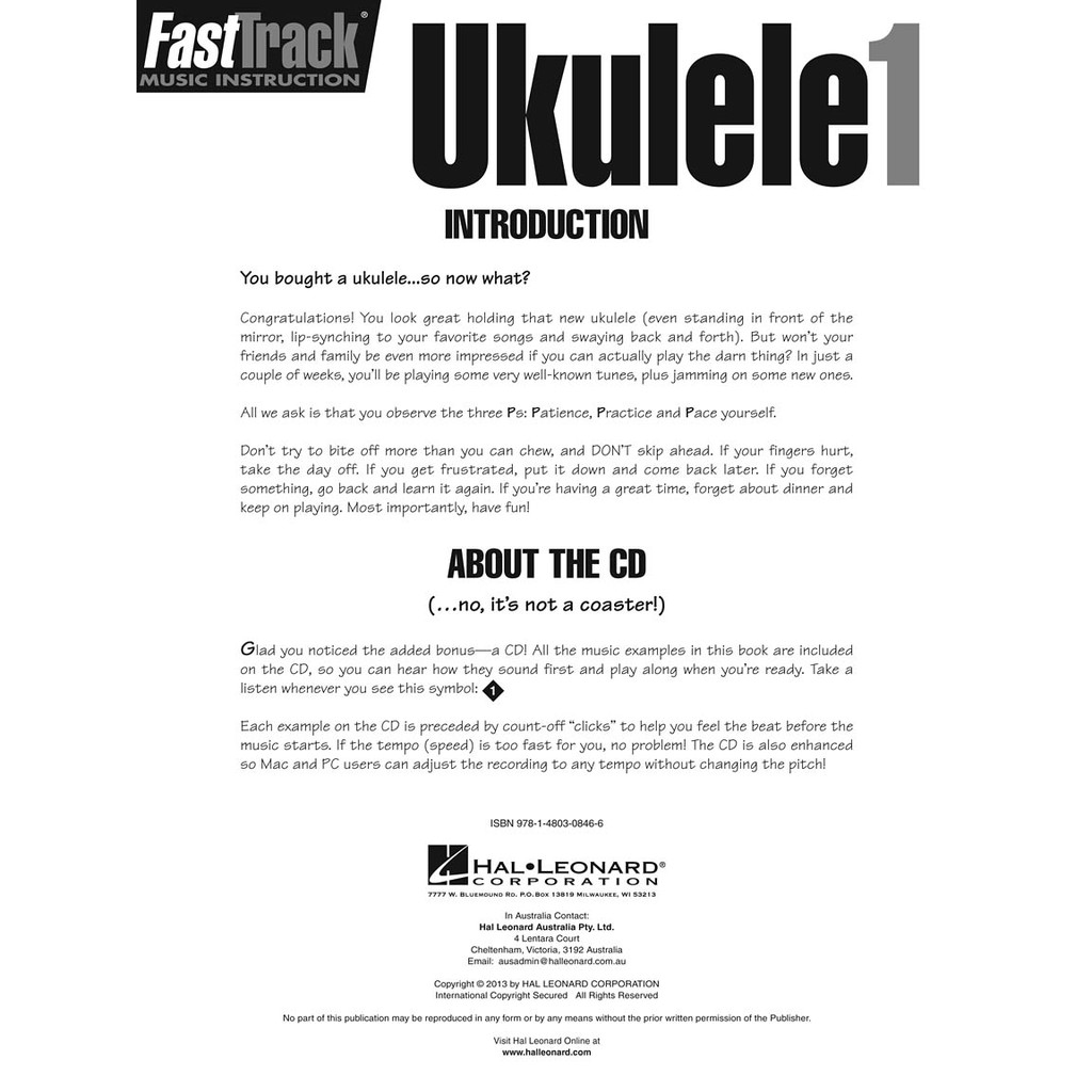 fasttrack-ukulele-method-book-1