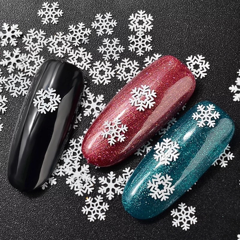 พร้อมส่ง-snowflake-glitter-กลิตเตอร์เกล็ดหิมะ-กลิตเตอร์ติดเล็บ-กลิตเตอร์คริสต์มาสติดเล็บ