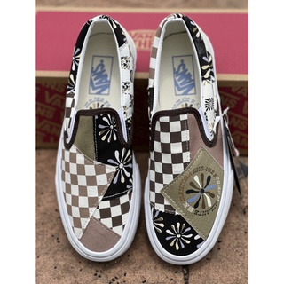 Vans slip on รองเท้าผ้าใบแบบสวมพร้อมกล่อง