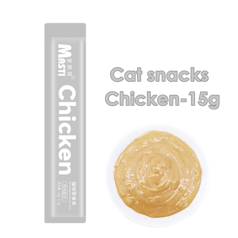 ภาพหน้าปกสินค้าMASTI  ขนมแมว ขนมแมวเล็กโตเลีย เสริมแคลเซียม โภชนาการ 15 กรัม LI0283