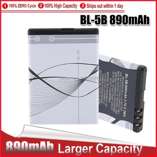 Battery BL-5B 3.7V 890 mAh แบตเตอรี่ทดแทนสำหรับลำโพง รหัสรุ่น BL-5ฺ