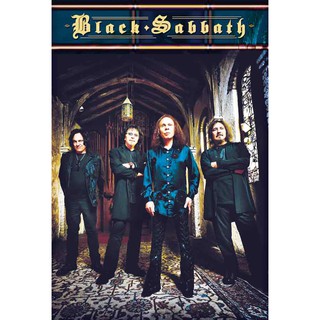 โปสเตอร์ รูปถ่าย วง เฮฟวีเมทัล ดนตรี Black Sabbath (1968-2006) POSTER 24”x35” Inch English Rock Band Heavy Metal V2