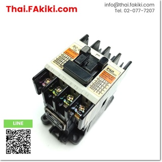 พร้อมส่ง,(D)Used*, SC-0 Magnetic Contactor ,แมกเนติก คอนแทคเตอร์ สเปค AC200V 1a ,FUJI (66-002-562)