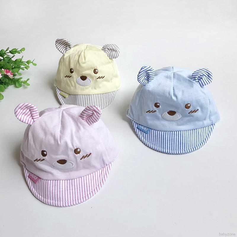 หมวกแก็ป Cap ลายหมีสำหรับเด็กทารก
