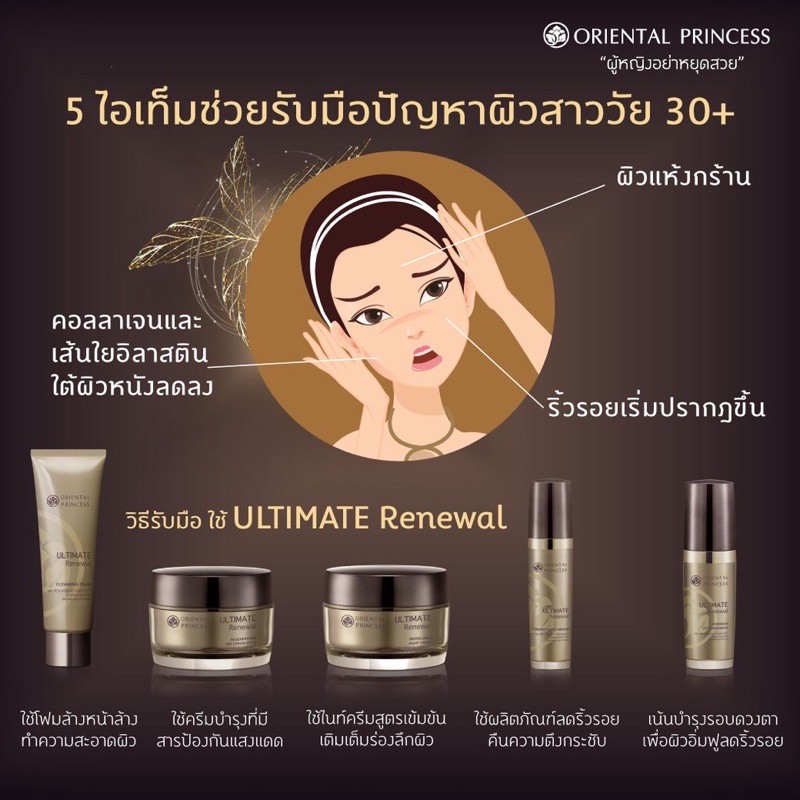 oriental-princess-ชุดผลิตภัณ์ดูแลผิวหน้า-ultimate-renewal-premium-set