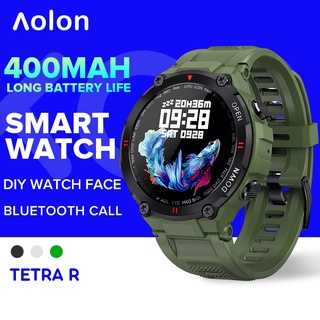 ภาพหน้าปกสินค้าAolon Tetra R 2022 ใหม่สมาร์ทนาฬิกาผู้ชายกีฬาฟิตเนส Tracker Bluetooth Call เพลงควบคุมโทรศัพท์สมาร์ทนาฬิกากันน้ำผู้หญิง Smartwatch 400 mAh ที่เกี่ยวข้อง