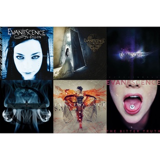 CD Audio คุณภาพสูง เพลงสากล Evanescence หลายอัลบั้ม (ทำจากไฟล์ FLAC คุณภาพ 100%)