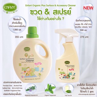 Enfant อองฟองต์ เซอร์เฟซ &amp; แอคเซสโซรี่ คลีนเนอร์ คอนเซ็นเทรท สูตรเข้มข้น ENFANT SURFACE &amp; ACCESSORY CLEANER CONCE