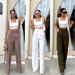 Demi basic pants❤️‍🔥(390฿ฟรีส่ง) กางเกงรุ่นนี้บอกเลยปังมาก ! สวย หรู ดูแพงขั้นสุด