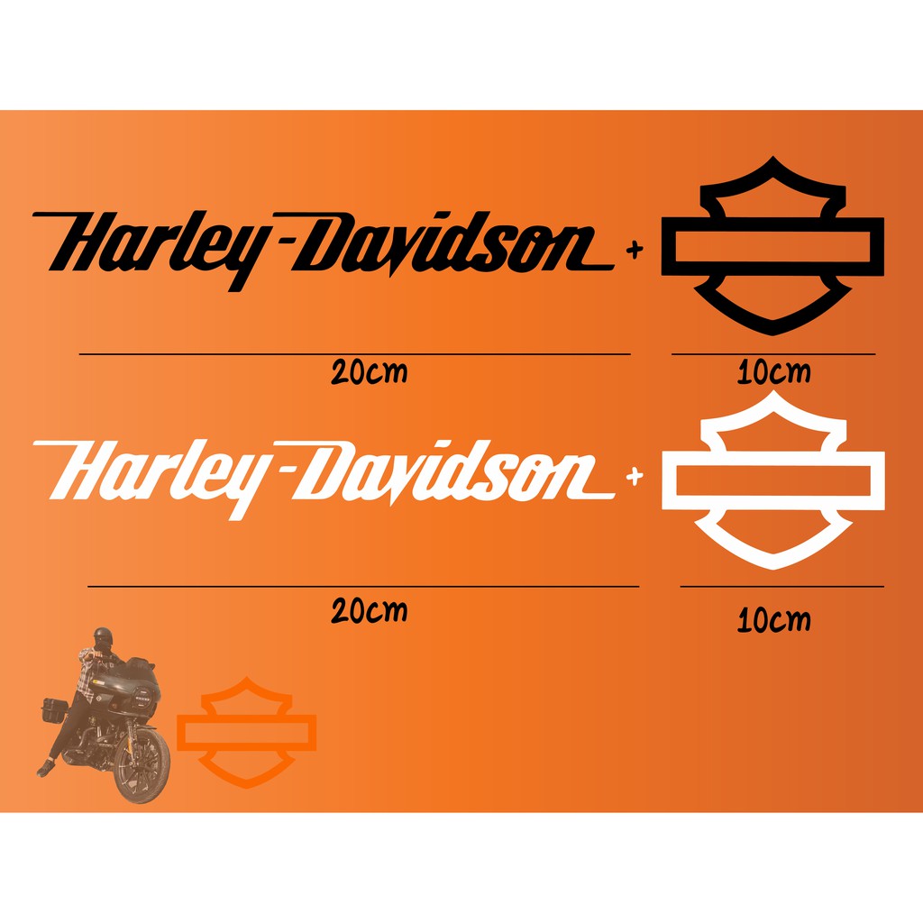 สติ๊กเกอร์แต่งรถ-harley-davidson