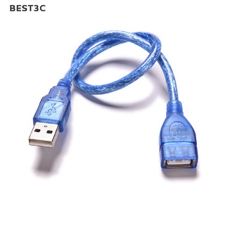 Best3c สายเคเบิลต่อขยาย USB 2.0 Type A ตัวเมีย เป็นตัวผู้